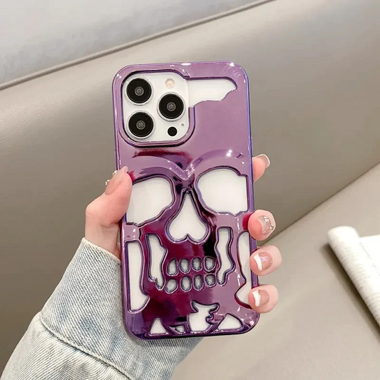 iPhone 13 Pro Hollow Skull Design Case