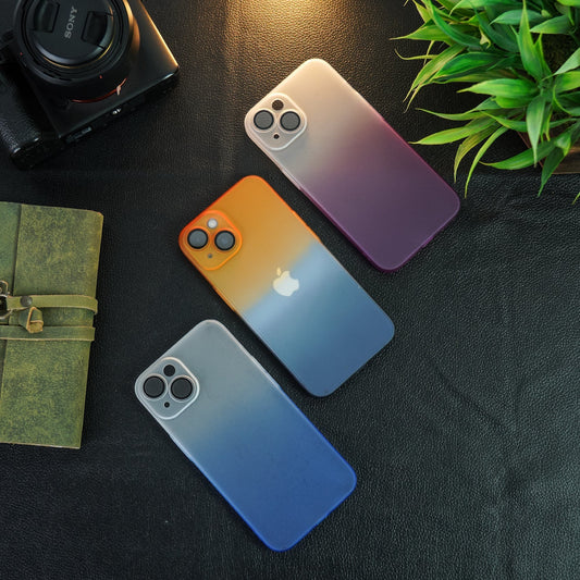 iPhone Series - Frosted Matte Gradient Back Case