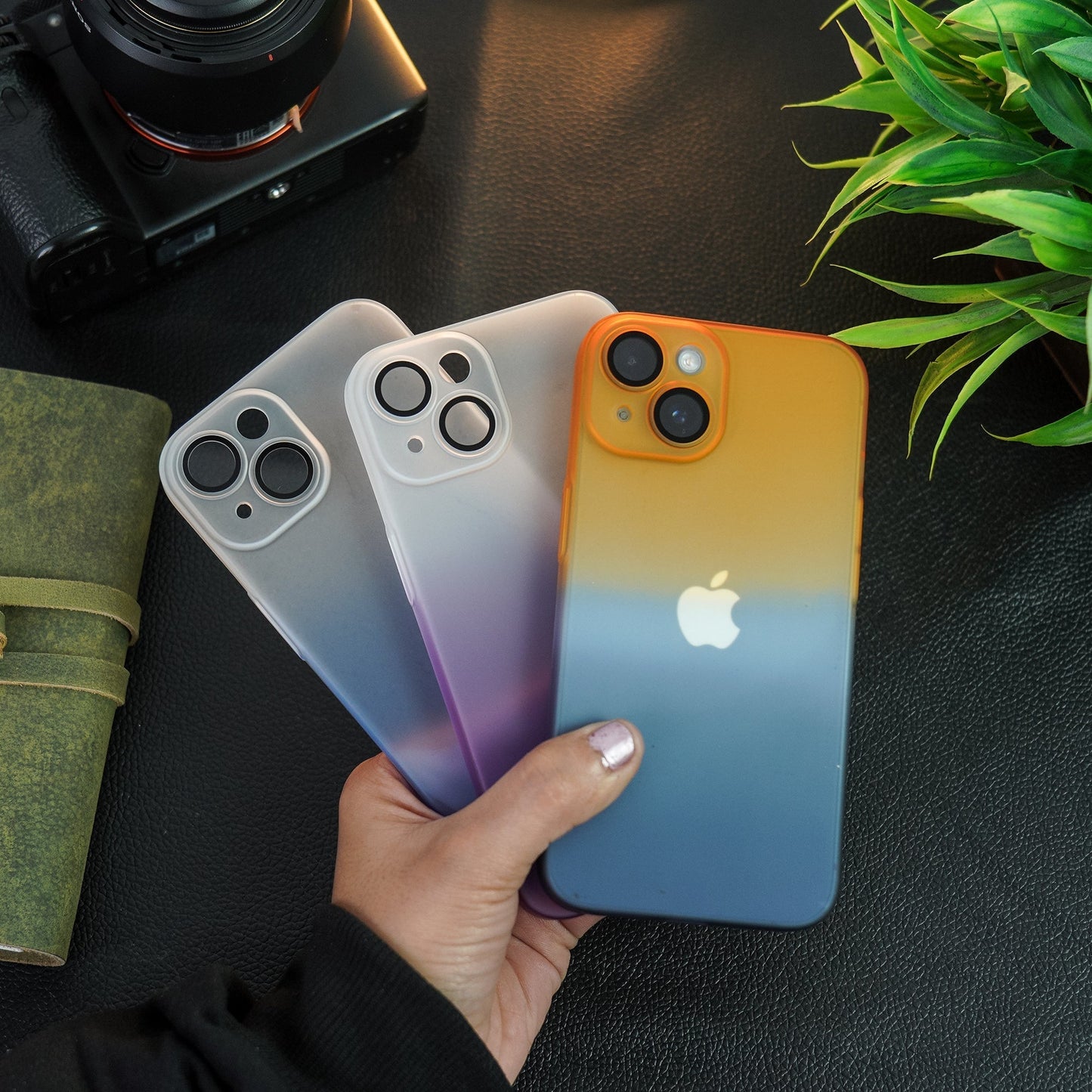 iPhone Series - Frosted Matte Gradient Back Case