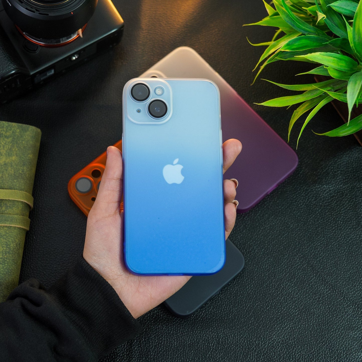 iPhone Series - Frosted Matte Gradient Back Case