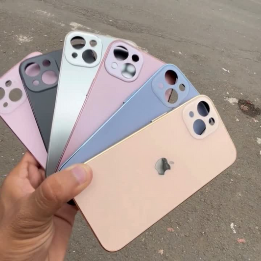 Matte Back Electroplated Case for iPhone 13, 13 Pro, 14, 14 Pro, 15, 15 Pro, 16, 16 Pro. – Premium Shockproof Cover