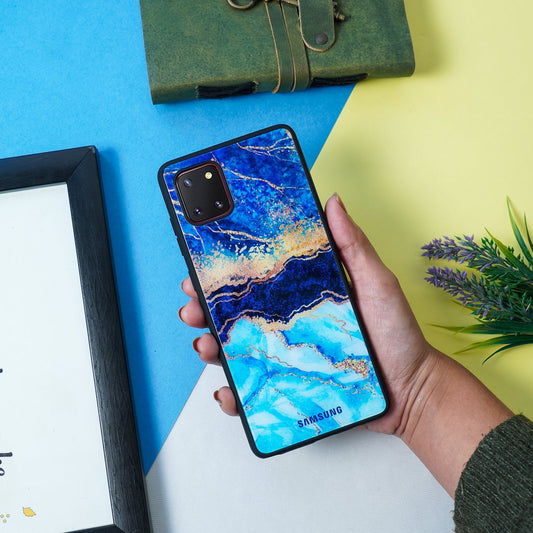 Galaxy Note 10 Lite Dark Ocean Pattern Glass