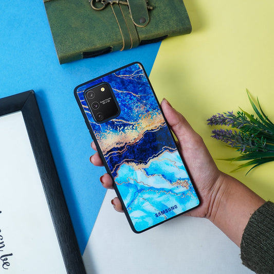 Galaxy S10 Lite Dark Ocean Pattern Glass