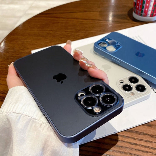 iPhone 14 Series Premium Slim Glass Camera Protection Case