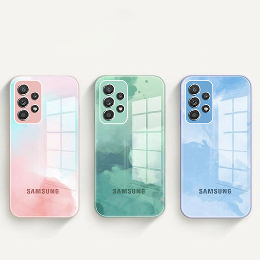 Galaxy Series For Colorful Wave Glass Phone Case