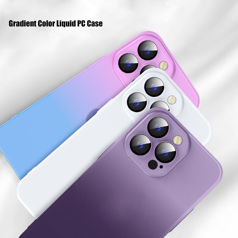 iPhone Series - Frosted Matte Gradient Back Case
