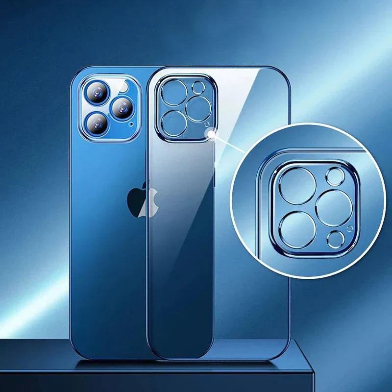 iPhone 13 Pro Max Transparent Plating Camera Protection Case