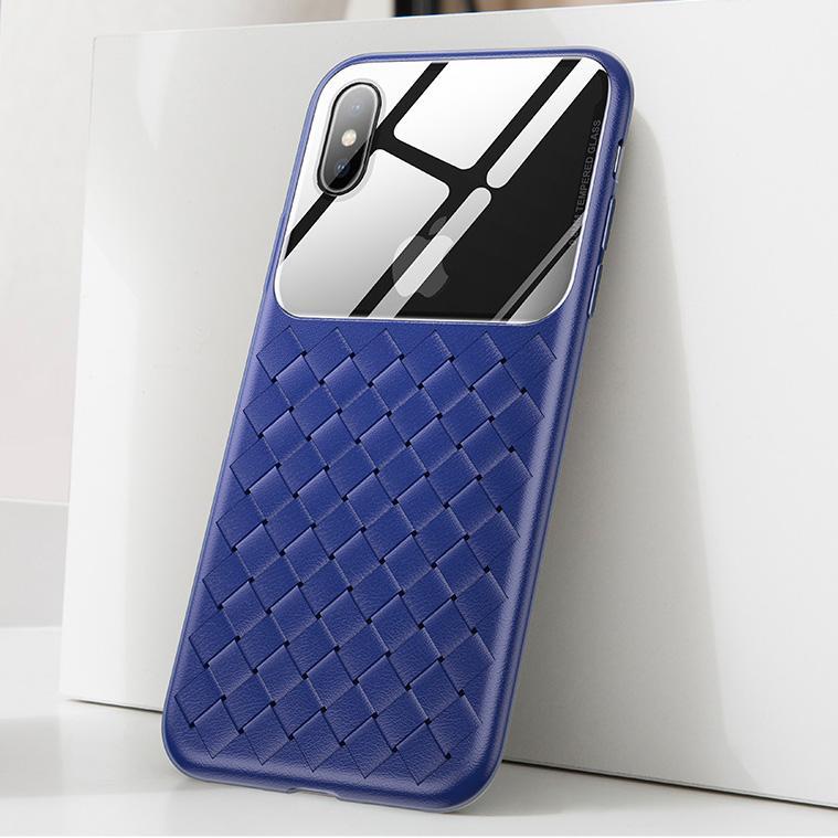Baseus ® iPhone X/XS  Cross Knit Clear Window Case