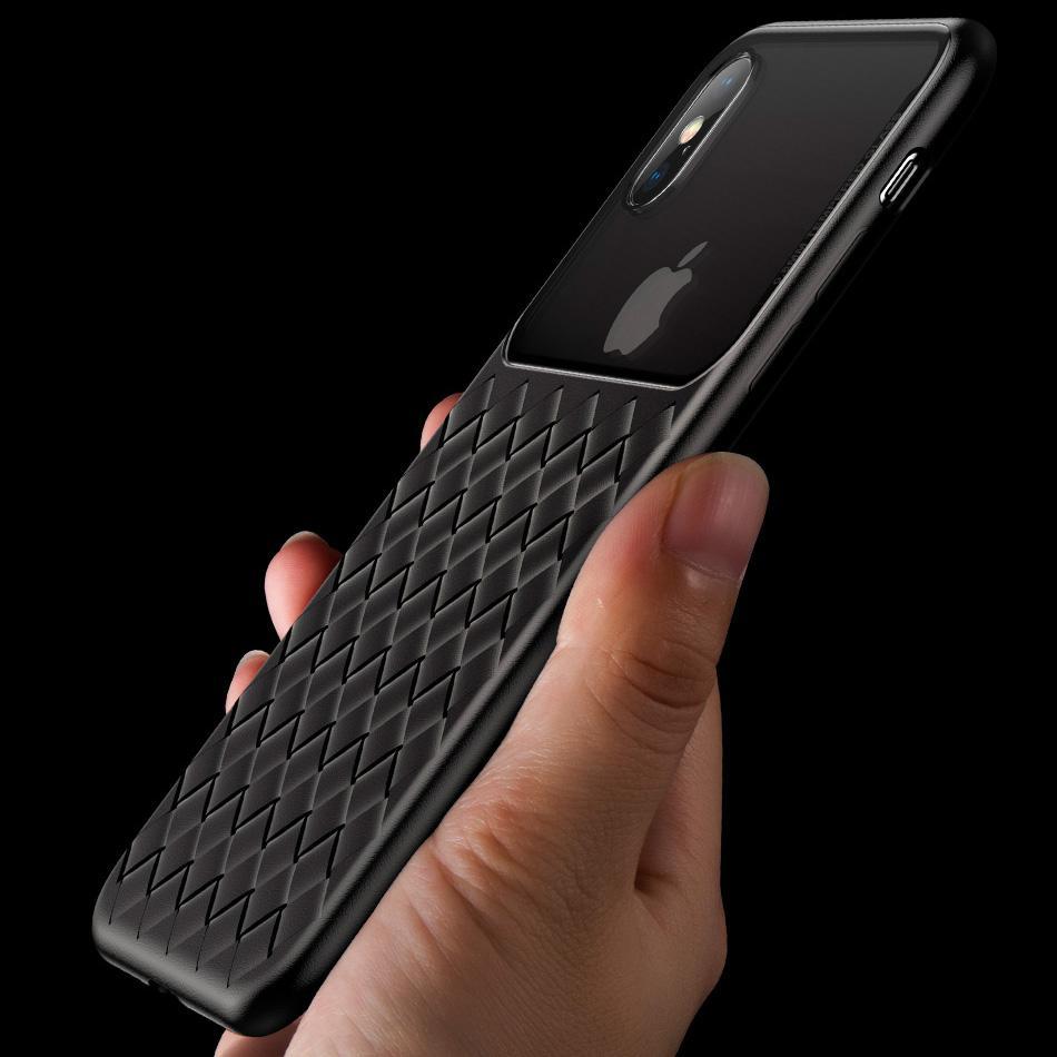 Baseus ® iPhone X/XS  Cross Knit Clear Window Case