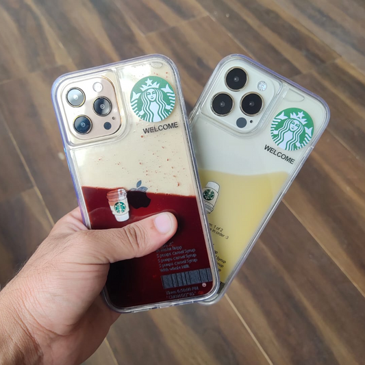 iPhone - Coffee Edition Floating Gel Liquid Case