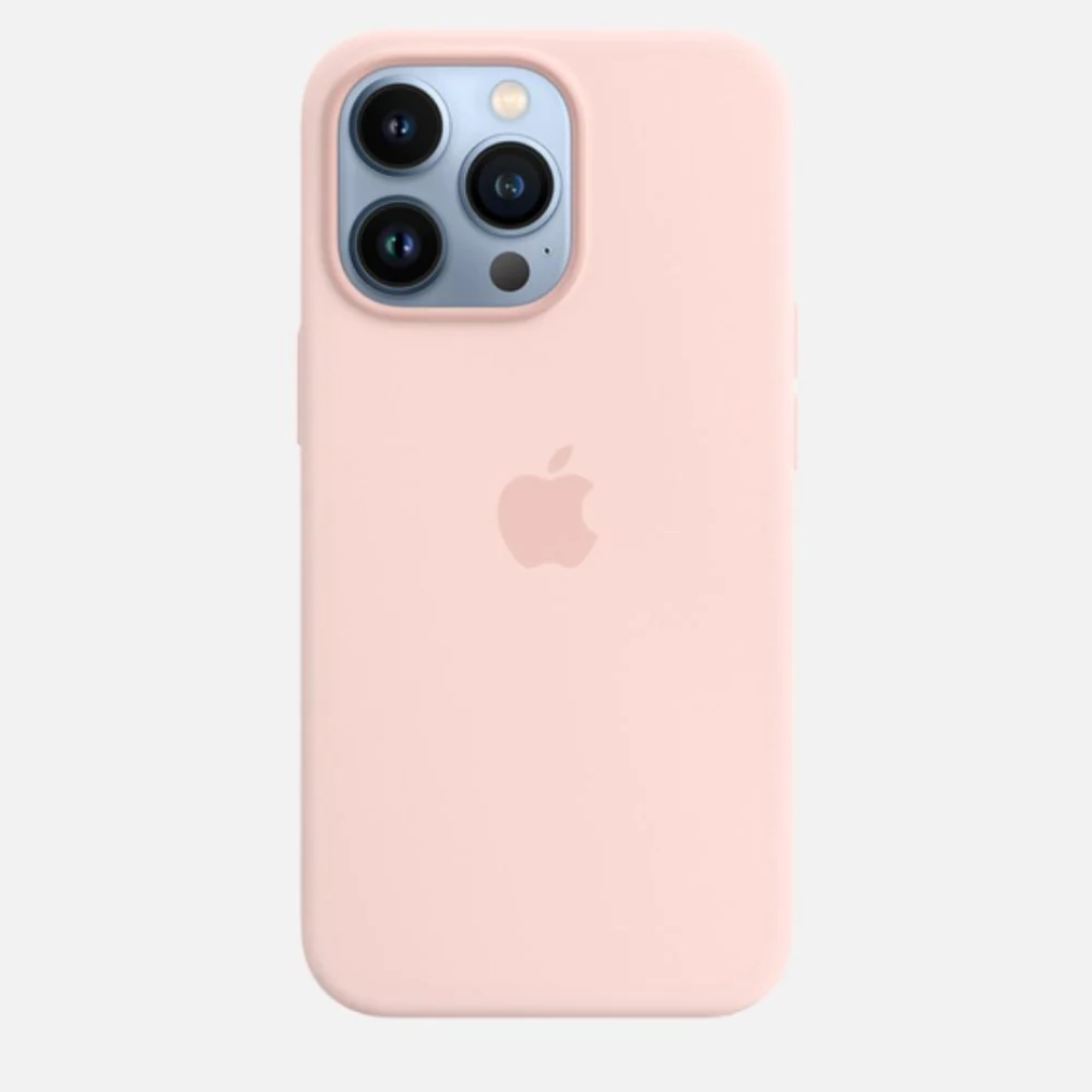 Pink Matte Liquid Silicone Case for iPhone