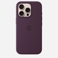 Plum Matte Liquid Silicone Case for iPhone