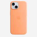 Orange Matte Liquid Silicone Case for iPhone
