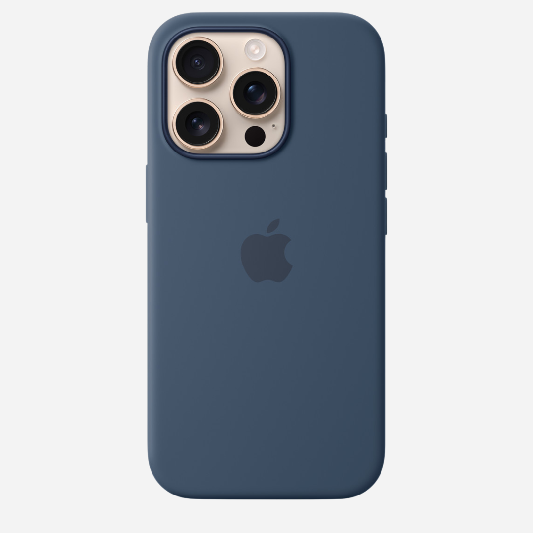 Indigo Matte Liquid Silicone Case for iPhone