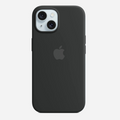 Black Liquid Silicone Case for iPhone