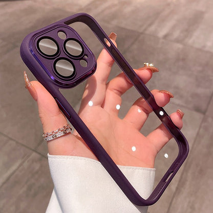 iPhone 14 Series Colored Bumper Case with Camera Protection