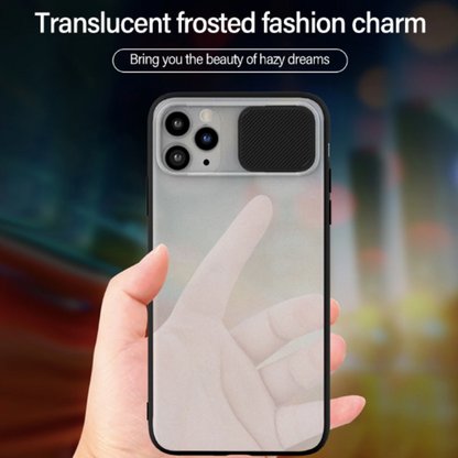 iPhone 12 Series - Camera Slide Case With Tempered Glass