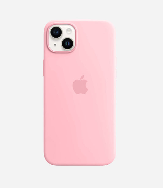 Matte Liquid Silicone Case for iPhone 13/14/15/16 & Pro – Lovely Pink – Soft Touch, Shockproof Back Cover
