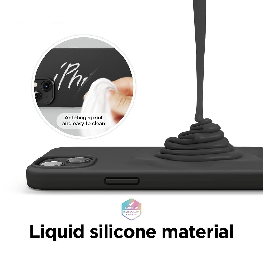 Plum Matte Liquid Silicone Case for iPhone