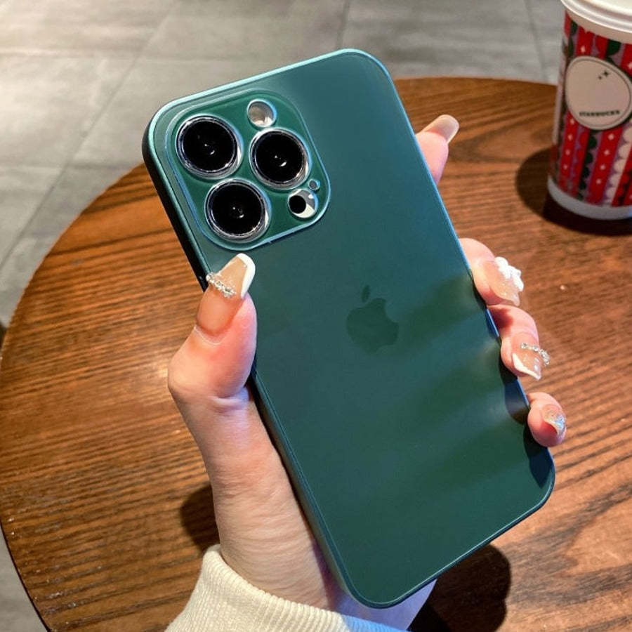 iPhone 14 Series Premium Slim Glass Camera Protection Case