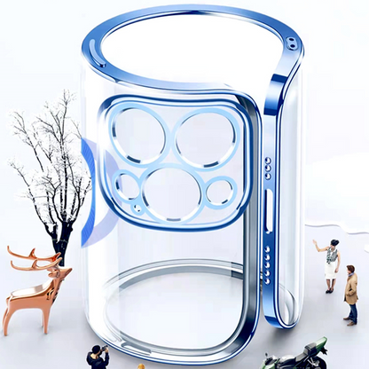 iPhone 13 Pro Clear Plating Logo Cut Soft Case