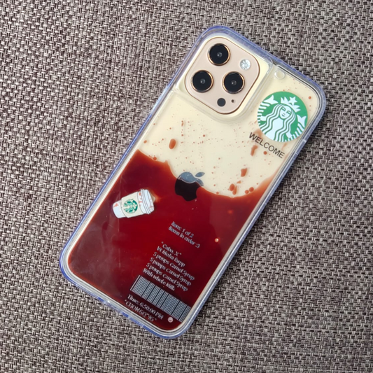 iPhone - Coffee Edition Floating Gel Liquid Case