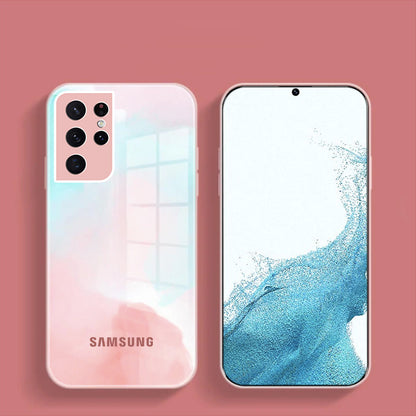 Galaxy S22 Series Colorful Wave Glass Phone Case