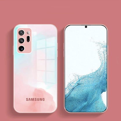 Galaxy S20 Plus Colorful Wave Glass Phone Case