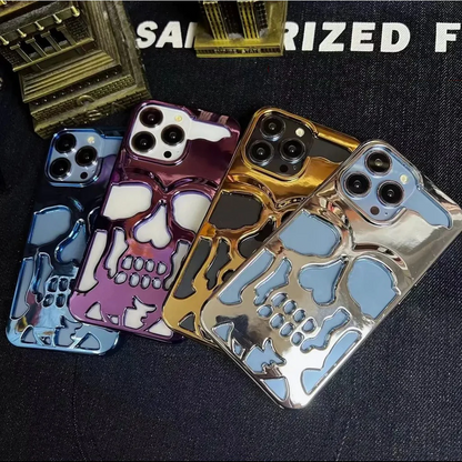 iPhone 13 Pro Hollow Skull Design Case