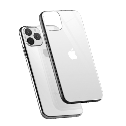 iPhone 11 Pro Max LED Logo Glass Back Case