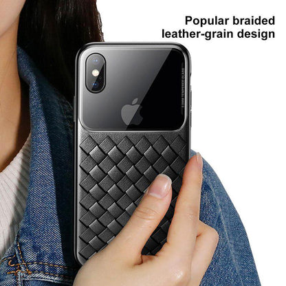 Baseus ® iPhone X/XS  Cross Knit Clear Window Case