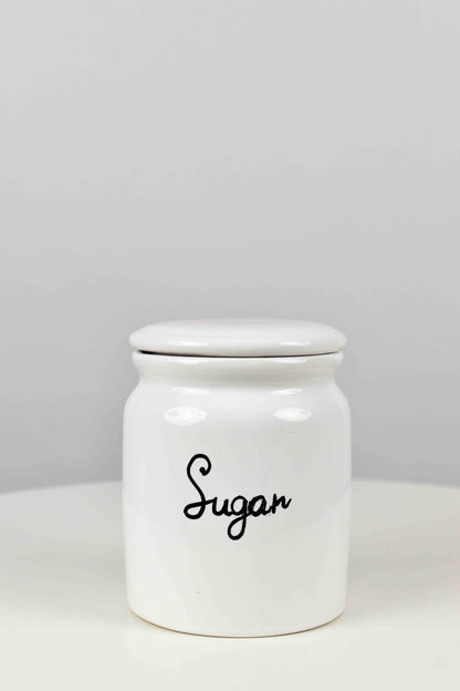 Morwee SPICES container ceramic kitchen airtight storage with wooden lid and spoon